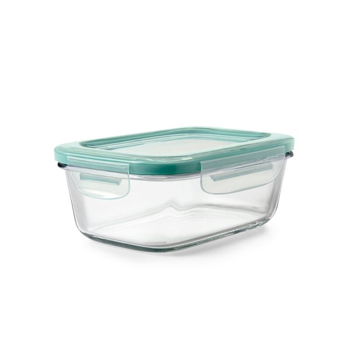 Rectangular Snap Glass Container by Kiss the Cook