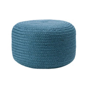 Saba Solar Santa Rosa Blue Mirage Pouf by Homeportonline