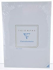 Clairefontaine "Triomphe" Stationery Tablet, Blank, A5 (5.75" x 8.25") (B00A6VW3BC)