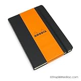 Rhodia Ice Notebook, A5, Hard Cover, Dotted, Black, 192 Pages, 118769c