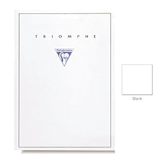 Clairefontaine "Triomphe" Stationery Tablet, Blank, A4 (8.25" x 11.75") (B00A6VW2AY)