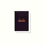 Rhodia 136009c N13 Head Stapled Pad - Black