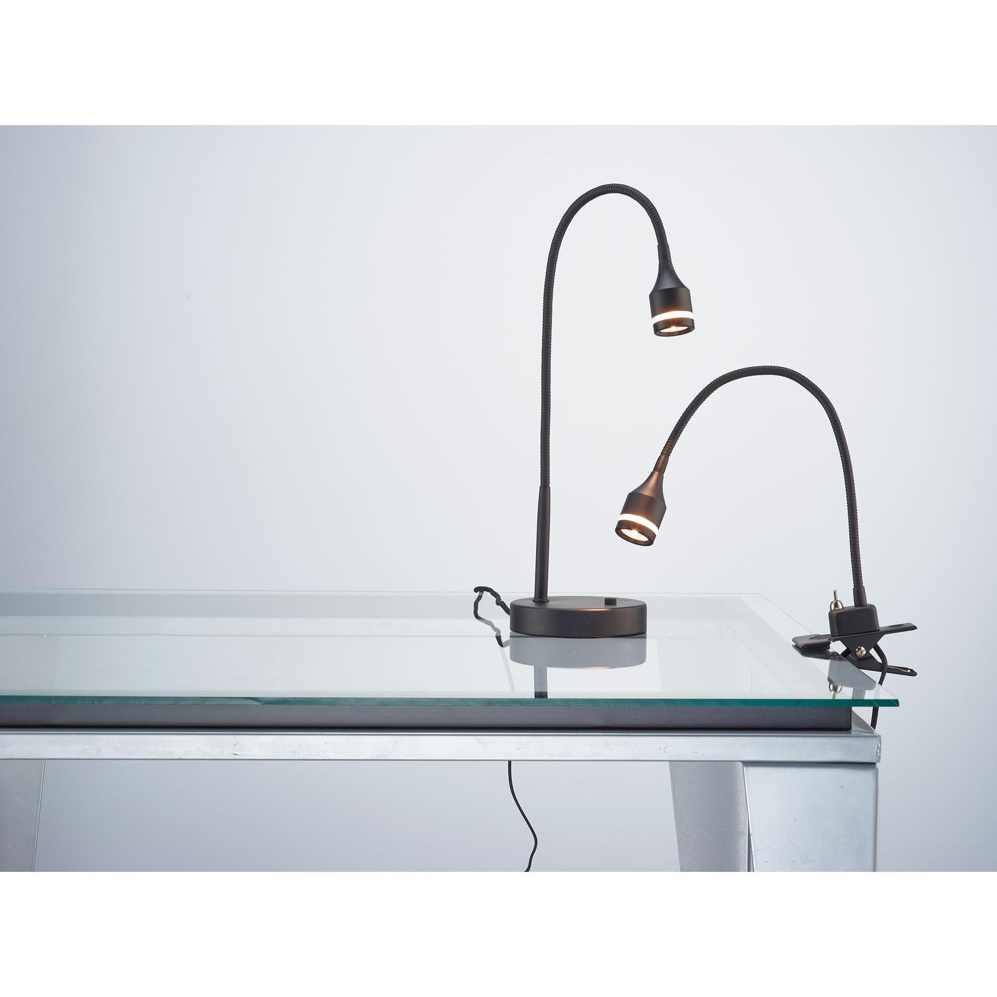 Prospect LED Desk Lamp in Black by Homeportonline