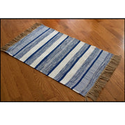 Rug Striped Jutex Blue 2'x3 by Homeportonline