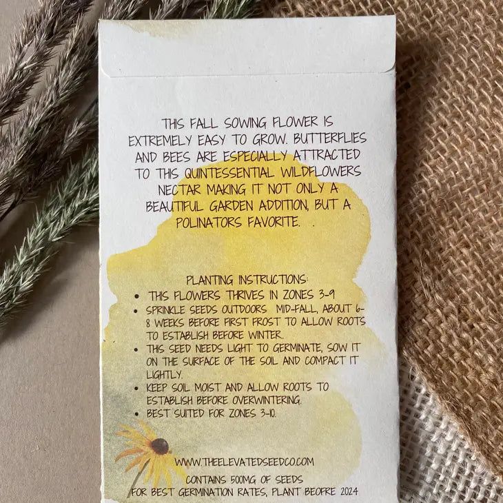 Black Eyed Susan Flower Seeds
