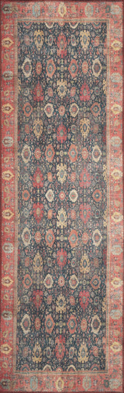 London Luna Navy Washable Rug Runner 2'6" x 7'6" by Homeportonline