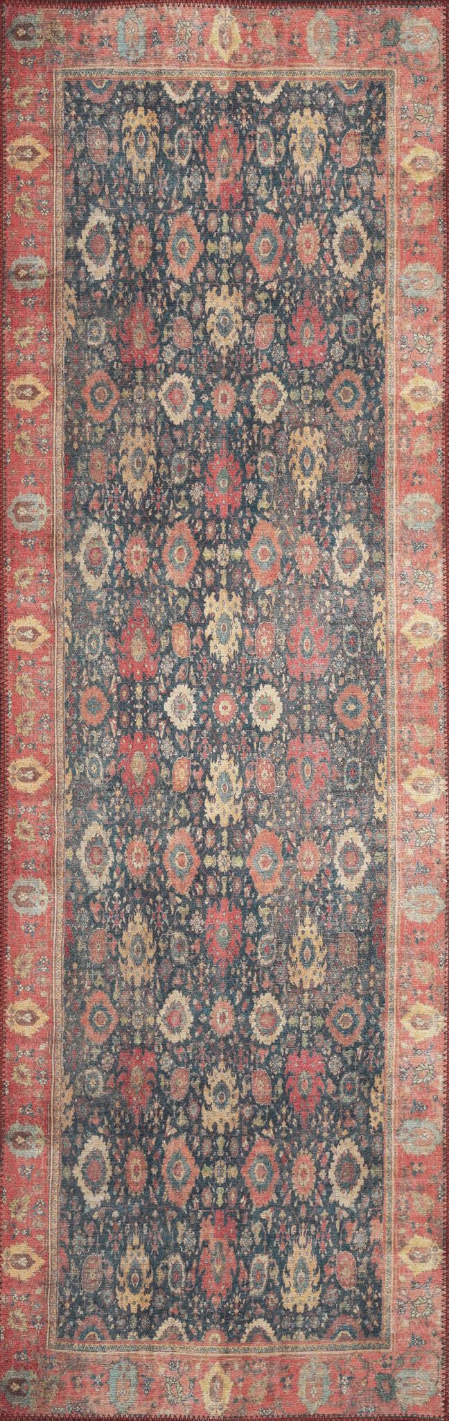 London Luna Navy Washable Rug 2' x 3' by Homeportonline