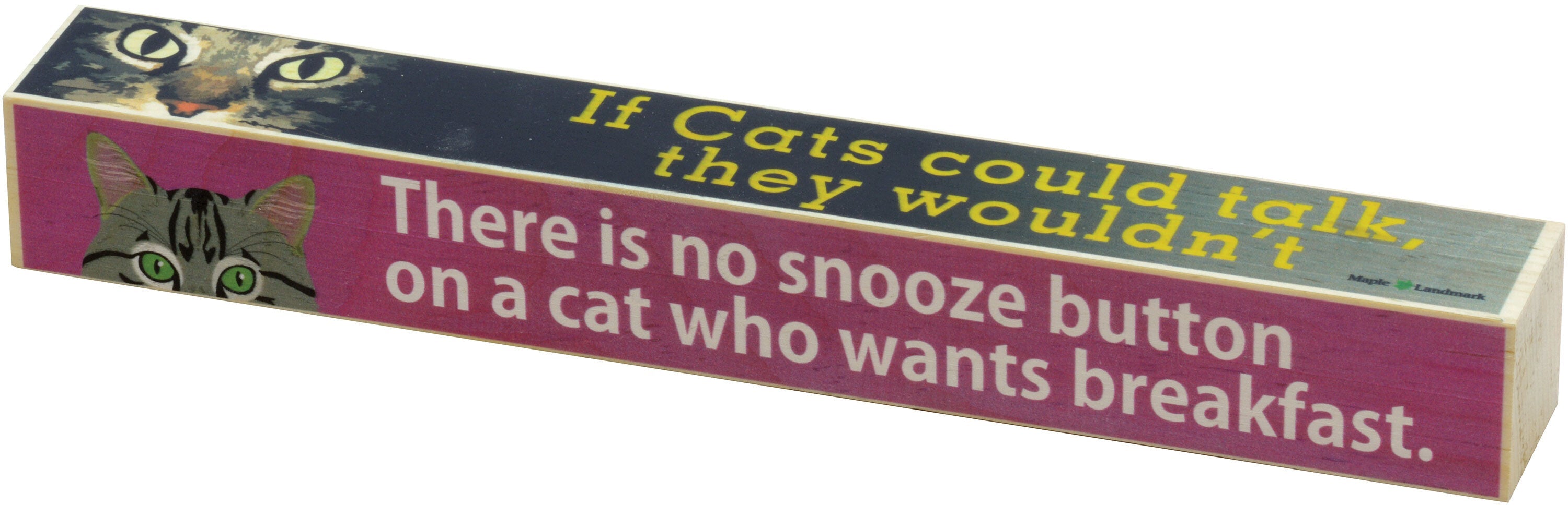 Pets Decorative Block - Maple Landmark Woodcraft