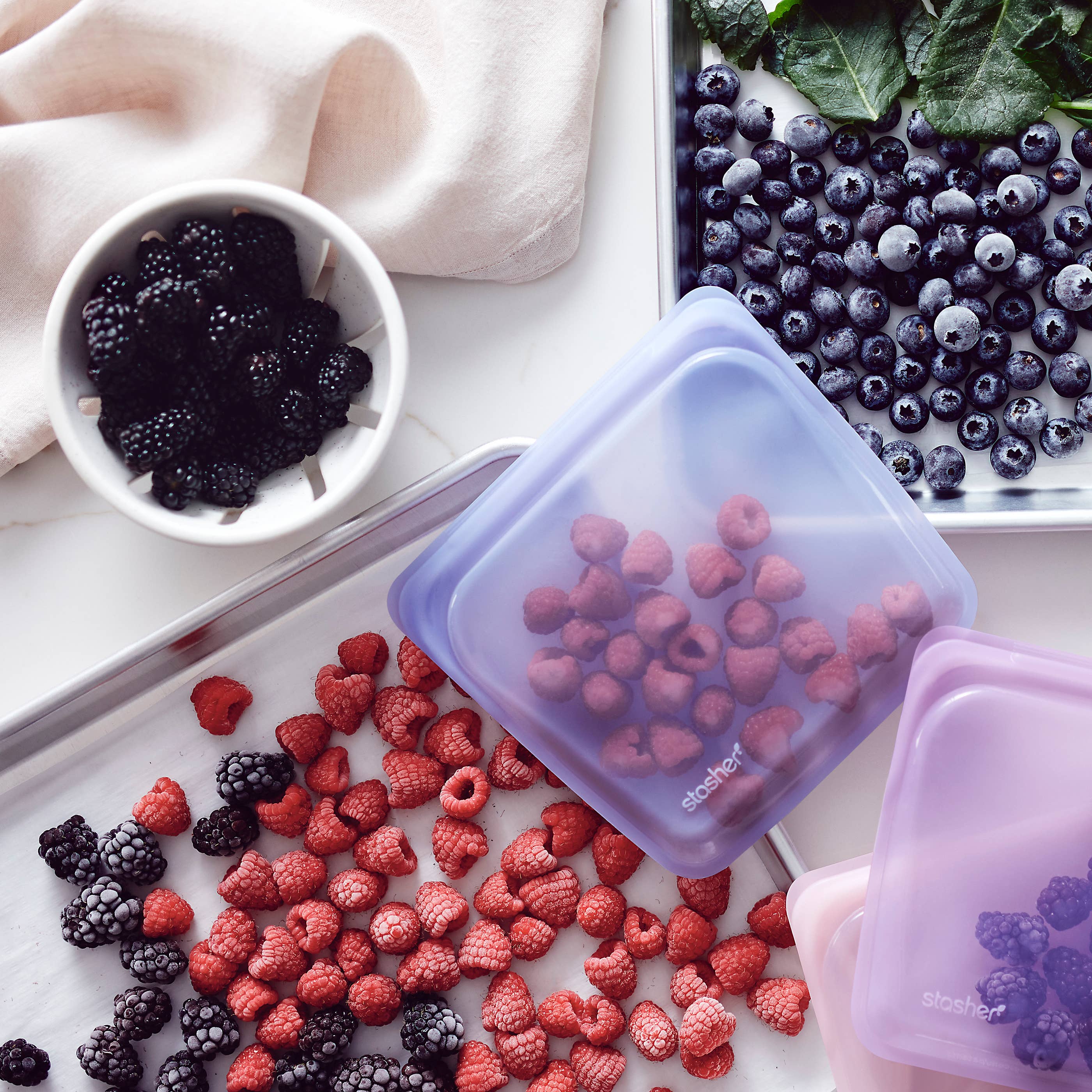 Clear + Lavender Sandwich 2 Pack by Kiss the Cook