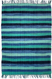 Lido Rag Rug Cotton Reef 2' x 3' by Homeportonline