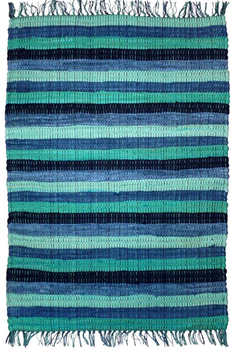 Lido Rag Rug Cotton Reef 2' x 3' by Homeportonline