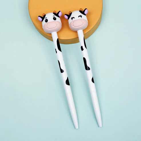 Gel Pen Cow Retractable by Homeportonline