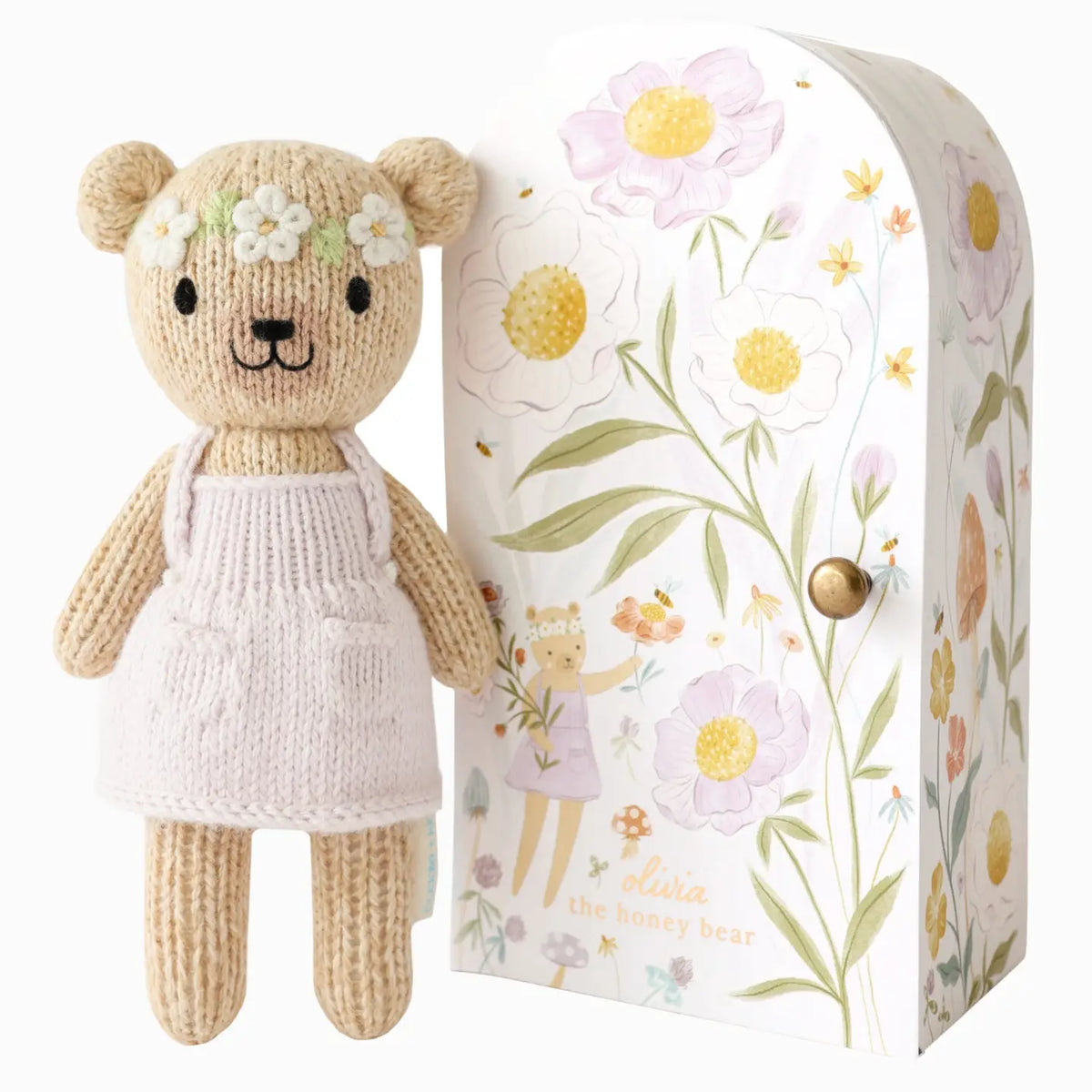Cuddle+Kind Tiny Olivia Hand-Knit Doll | Gives 10 Meals