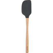 Silicone Spatula w/Wood Handle - Charcoal by Homeportonline