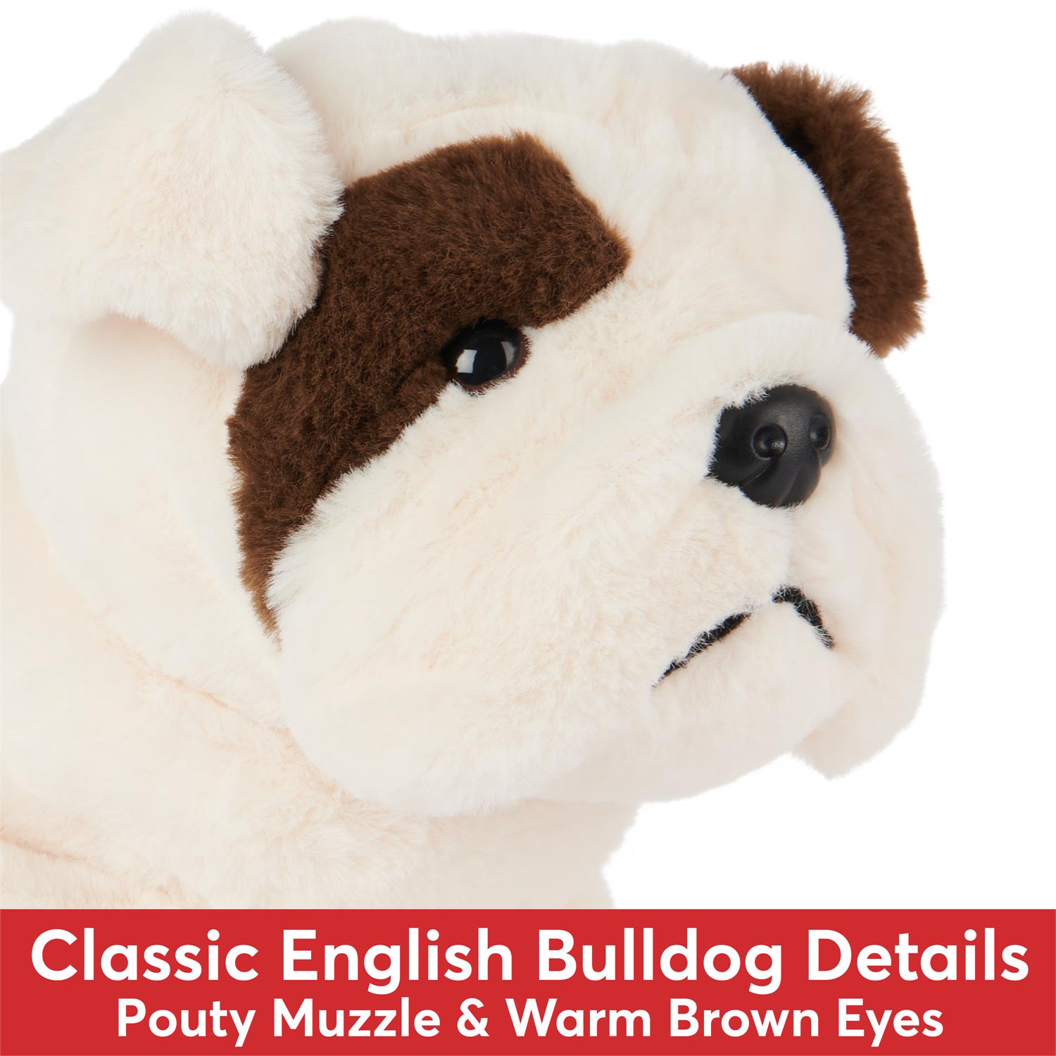 Plush Cat & Dog Collection Bulldog Toast 10" by Homeportonline