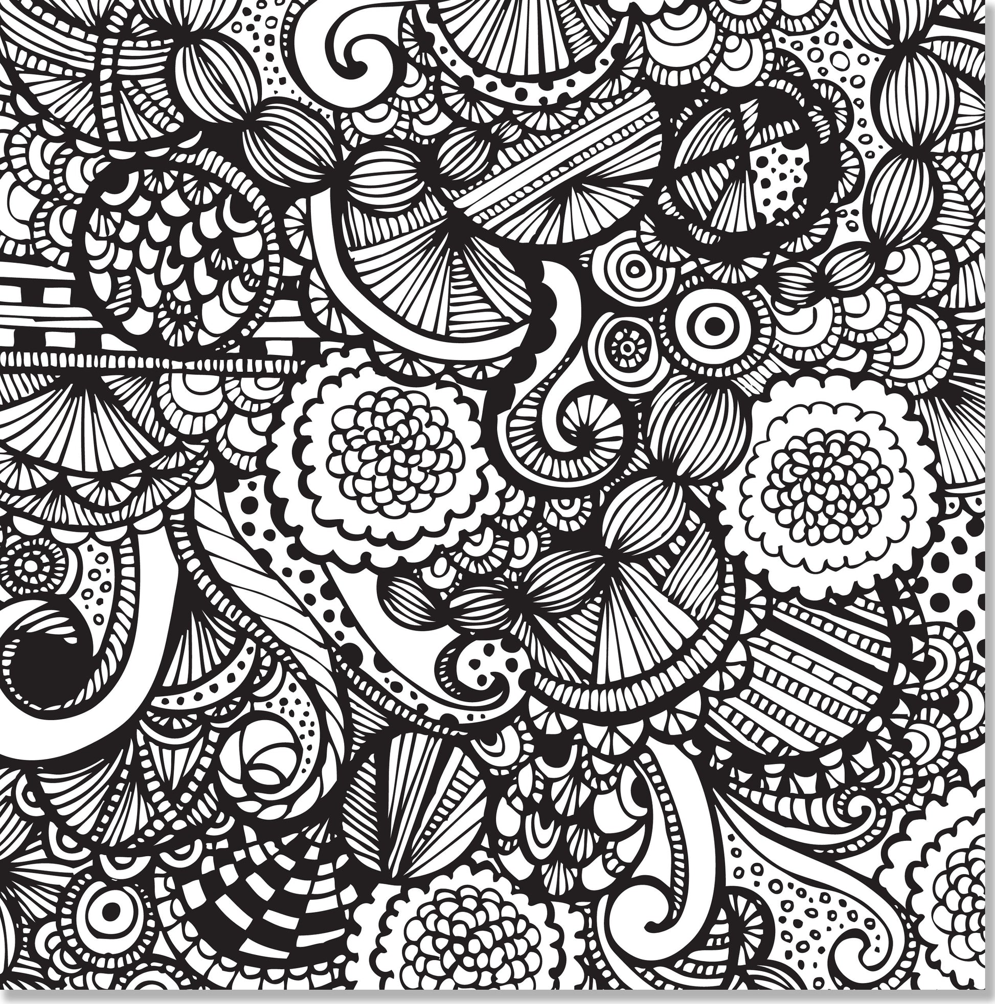 Artist's Adult Coloring Book Joyful Designs by Homeportonline