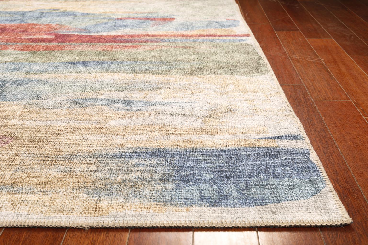 London Mirage Multi Color Washable Rug Runner 2'6" x 7'6" by Homeportonline