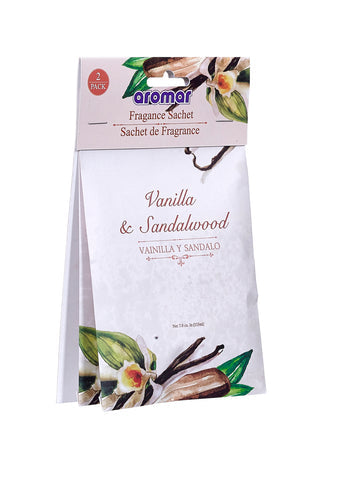 Scented Sachets Vanilla & Sandalwood by Homeportonline