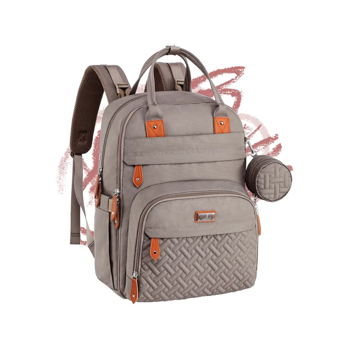 Babbleroo Diaper Bag Backpack | Large