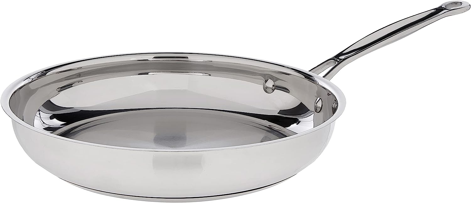 Cookware - Chefs Classic Stainless Steel Skillet 10" by Homeportonline