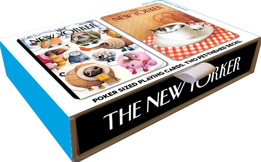 Playing Cards New Yorker Double Deck Dog & Cat Cartoons by Homeportonline