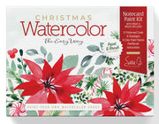 Watercolor the Easy Way Paint-Your-Own Watercolor Cards Christmas: Notecard Paint Kit with Paint and Brush Included