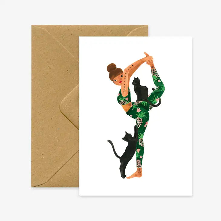 Yoga Forever Card by Wild Lark