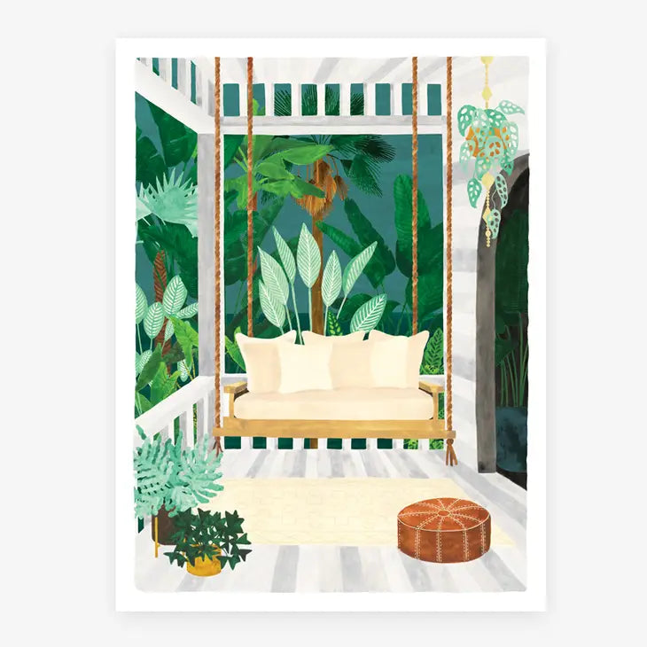 Porche Print by Wild Lark