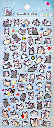 Stickers Puffy Bulldog by Homeportonline