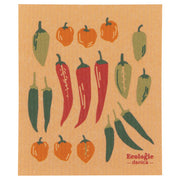 Chili Peppers Swedish Sponge Cloth by Homeportonline