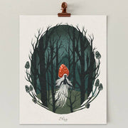 Forest Mushie 8x10 Art Print