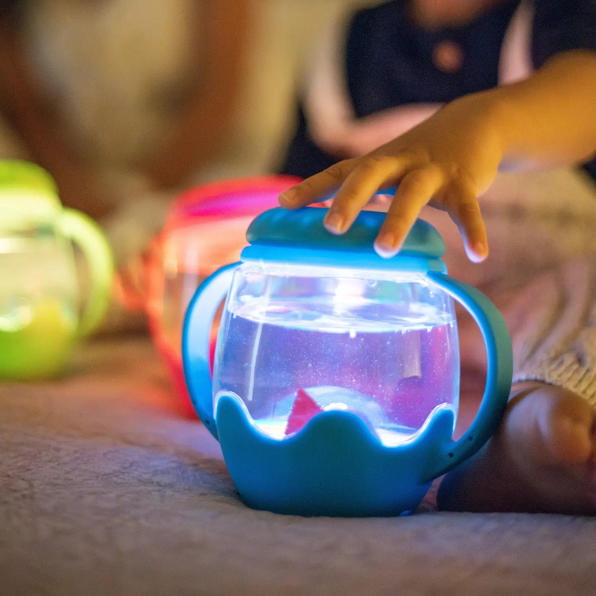 Glo Pals Mini Sensory Jar and Silicone Fun Filler Bundle