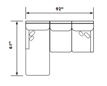 Trafton Sectional Chofa Configuration Rust Leather CH (LAF) + LS (RAF) by Homeportonline