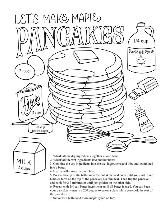 Imagine A Maple Tree Coloring Book - inkpaperfable