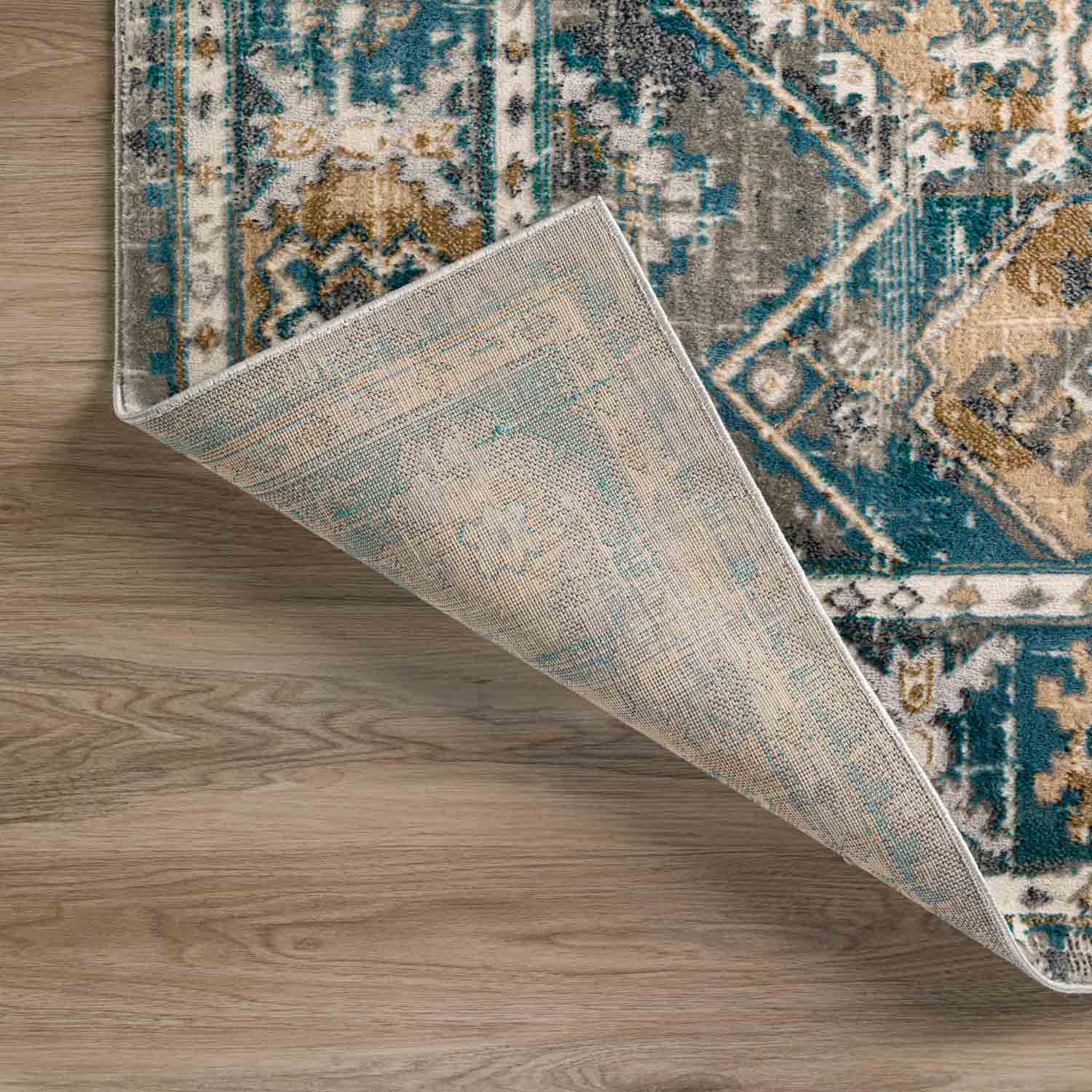Karma Rug Charcoal 3'3"X5'1" by Homeportonline