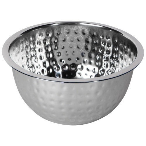 Hammer Dots Steel Mixing Bowl Small by Homeportonline