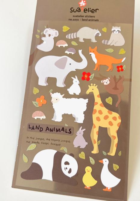 Stickers Land Animals by Homeportonline