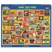 Iconic State Foods 1000 Piece Puzzle