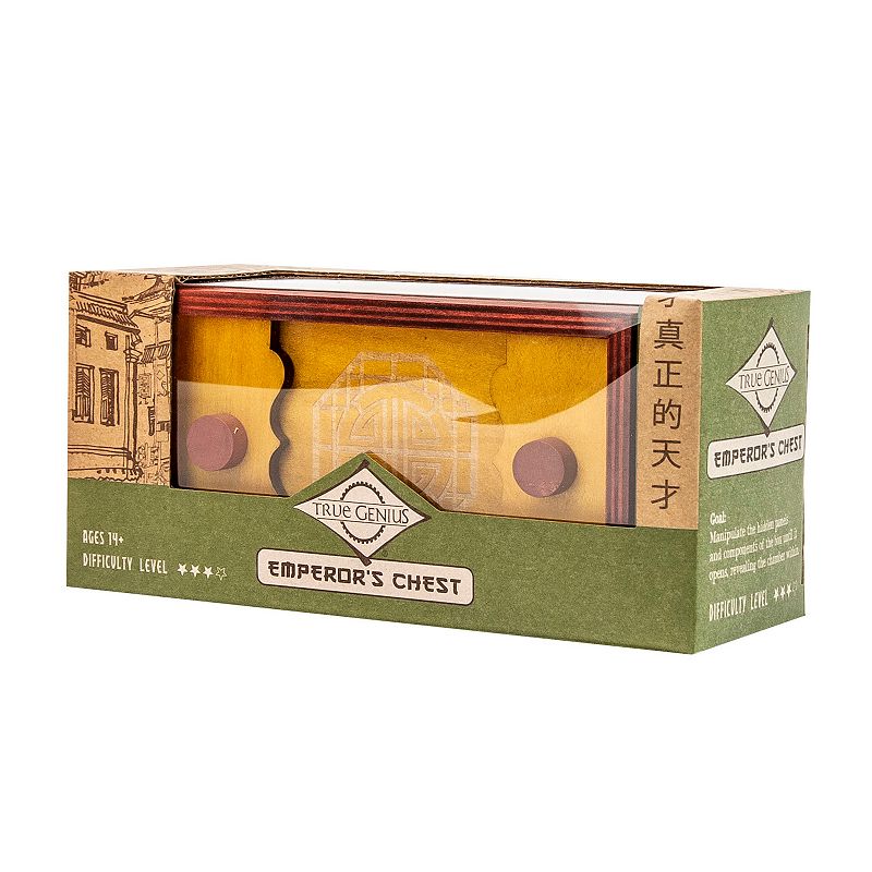 Emperor s Chest Gift Box Puzzle Brain Teaser Box that Holds Gift Cards  Money  Artfully Crafted Wooden Puzzle