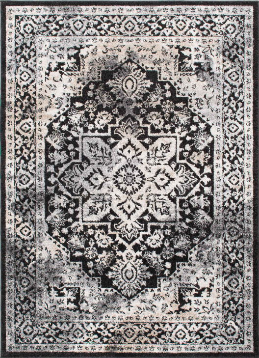Augusta Heather Black 5' x 8' by Homeportonline