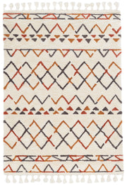 Marrakech Zig Ivory and Multi Rug 5ft x 7ft by Homeportonline