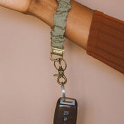 Crinkled Moss Keychain