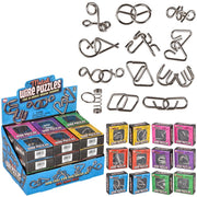 Brain Teaser IQ Puzzle Wire Metal Boxed 2" (Sold Individually) by Homeportonline