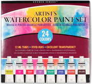 Art Center Paint Set Watercolor 24 Color 12ml Tubes by Homeportonline