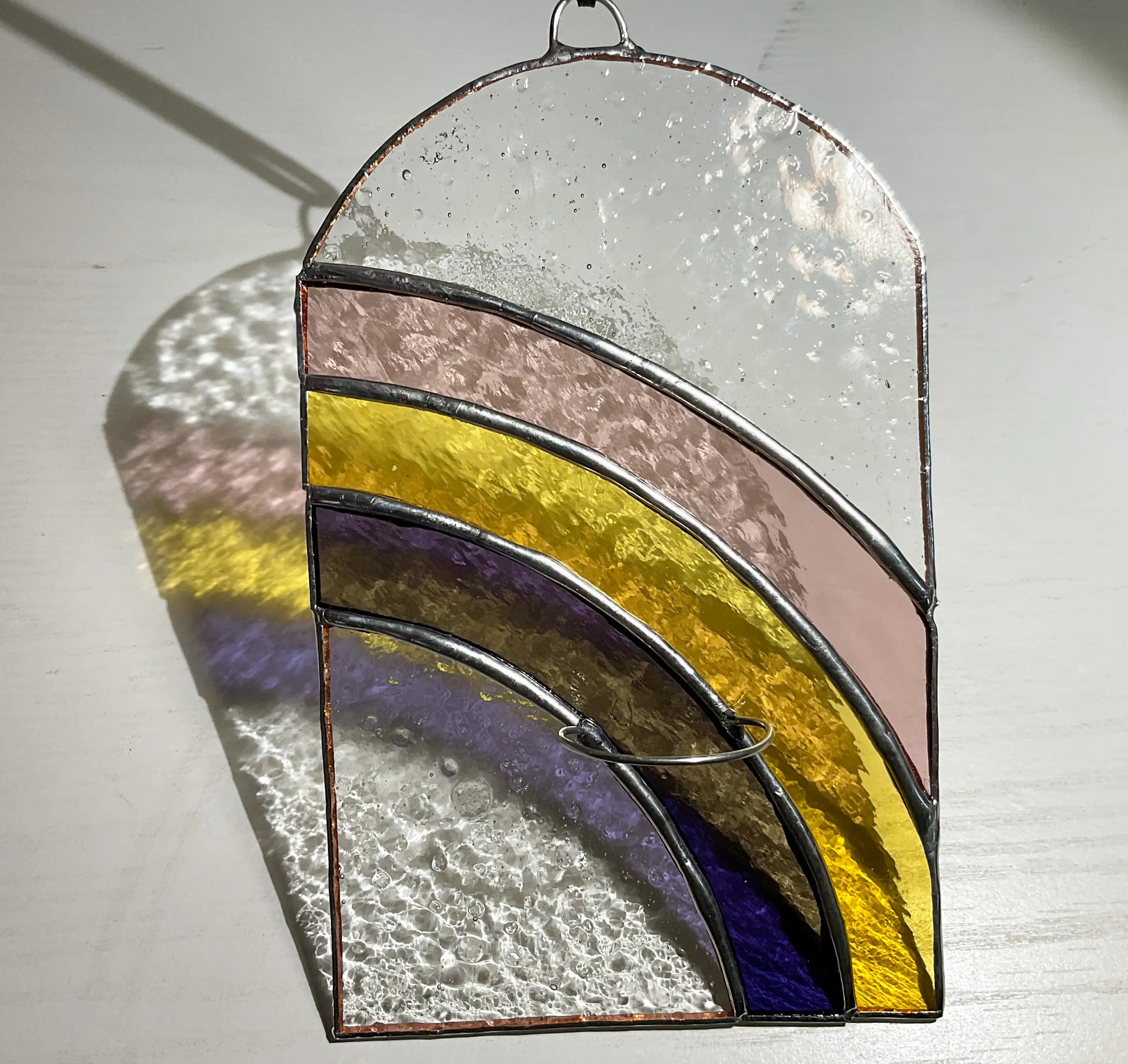 Rainbow Stained Glass - Air Plant Holder by Wild Lark