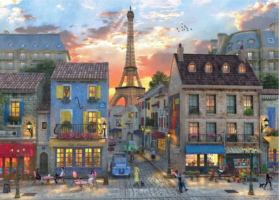 Puzzle 1000 Piece Evening in Paris by Homeportonline