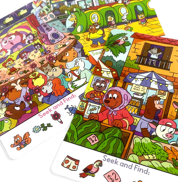 Activity Card Kit Seek and Find by Homeportonline