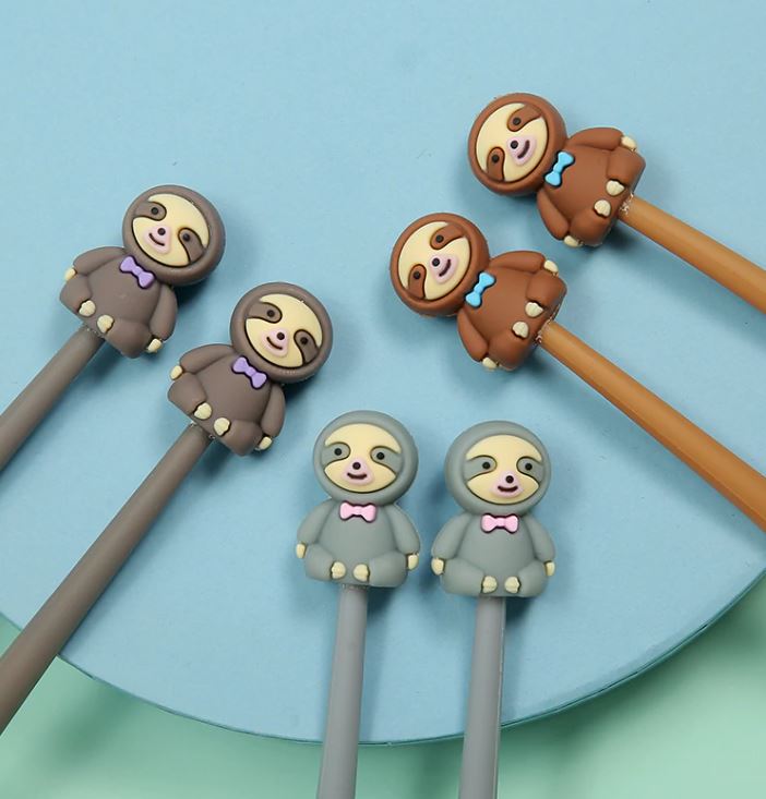 Gel Pen Sloth Wiggle (Sold Individually) by Homeportonline