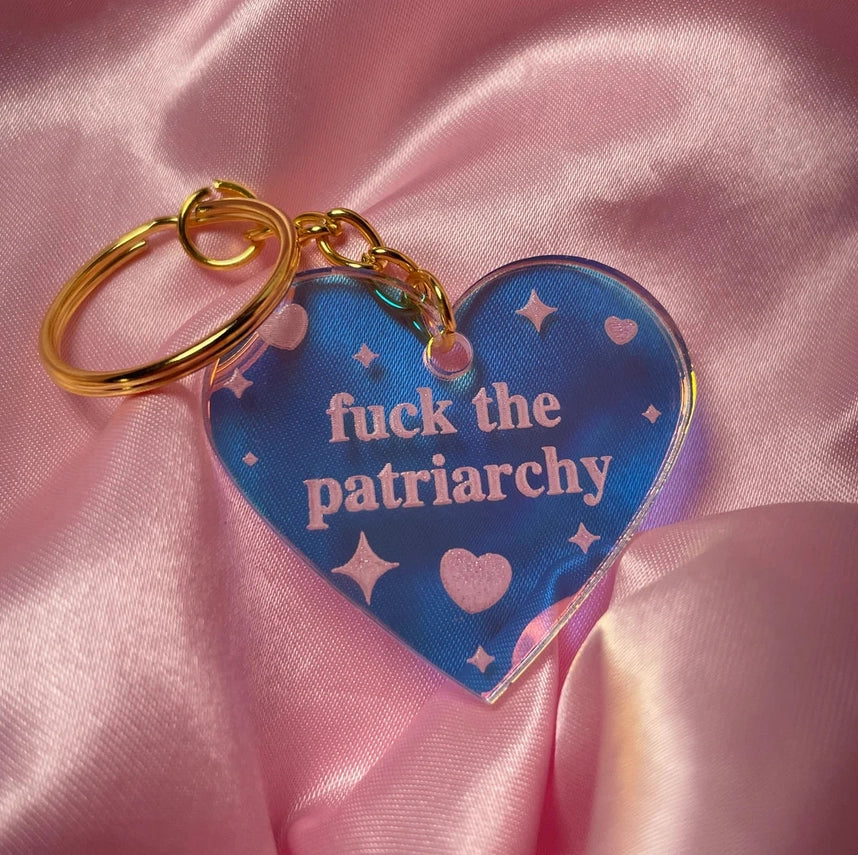 Iridescent Acrylic Keychain