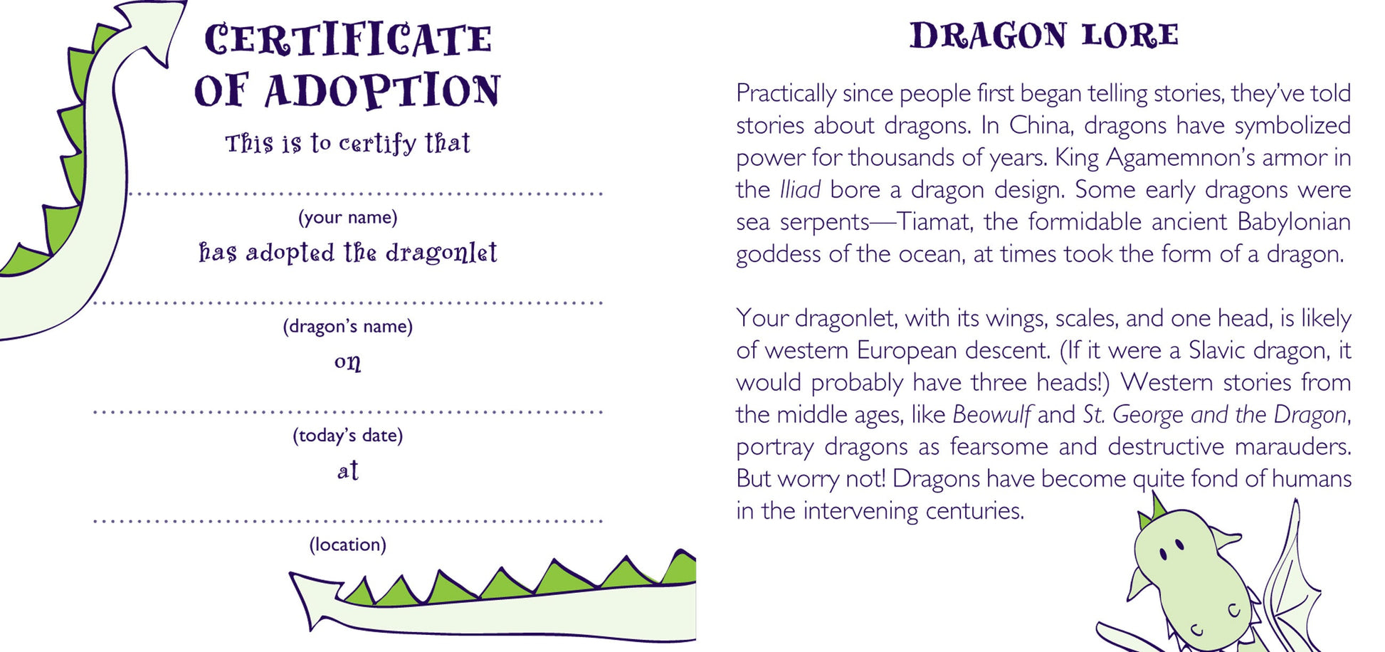 Petites Plush Rescue Kit Dragon by Homeportonline